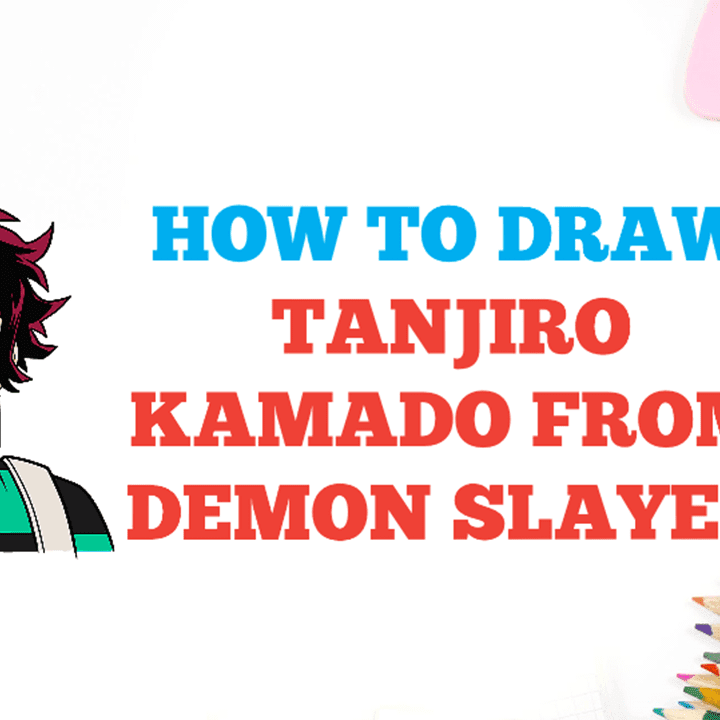 Tanjiro Drawing Tutorial - How to draw Tanjiro step by step