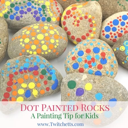 Creative dot painting technique perfect for kids and beginners - Twitchetts