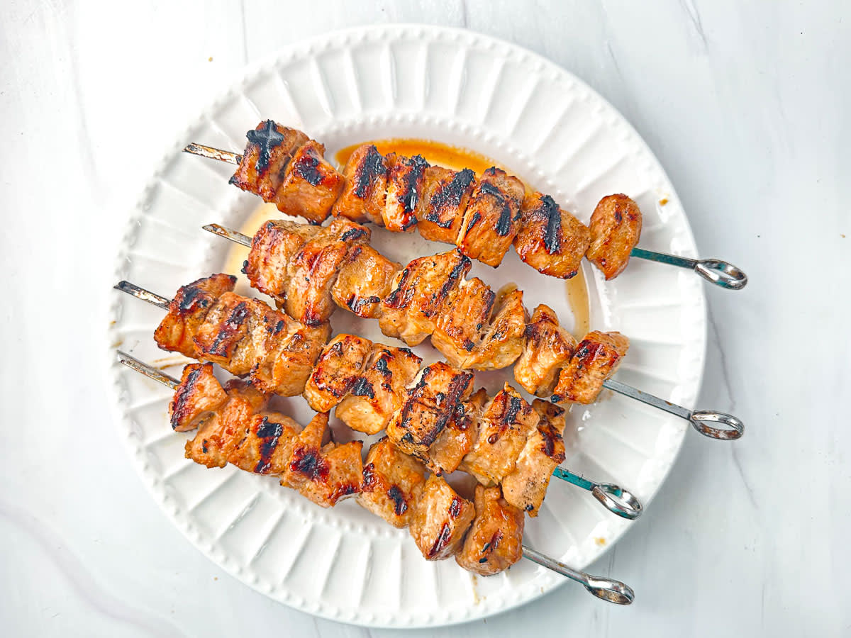 Marinated clearance pork kabobs