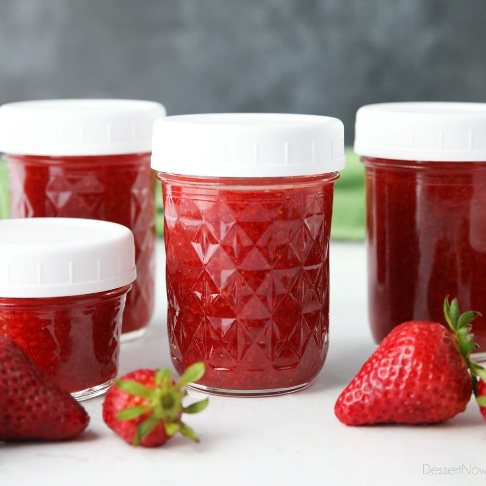 No Sugar Strawberry Freezer Jam Recipe 
