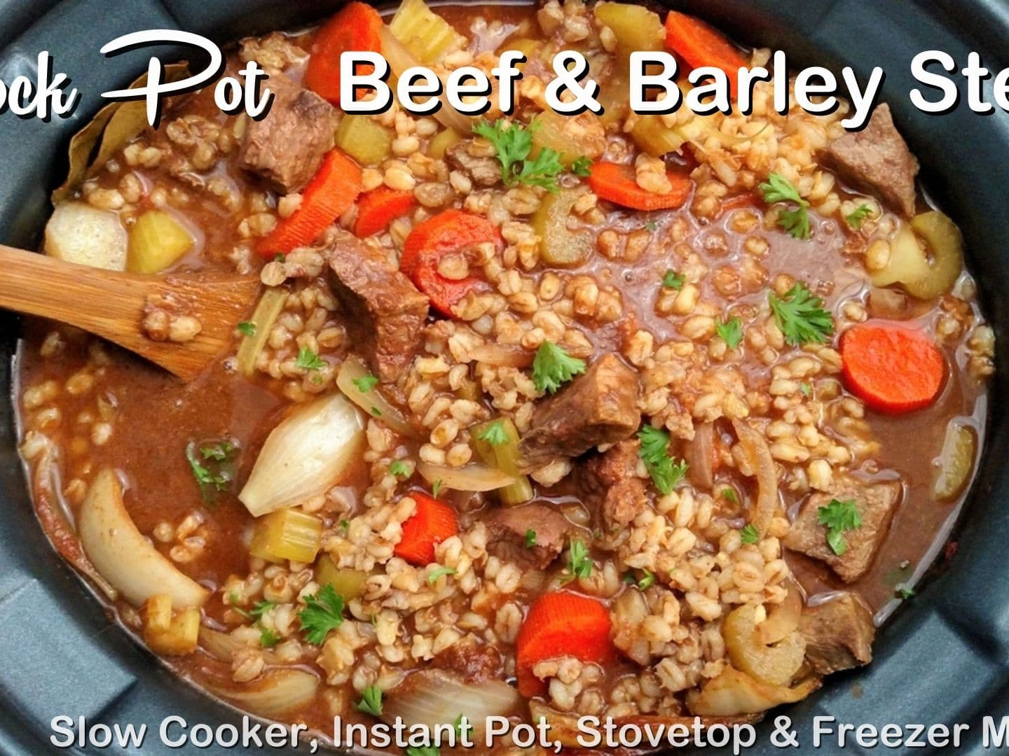 Quick barley in slow cooker discount