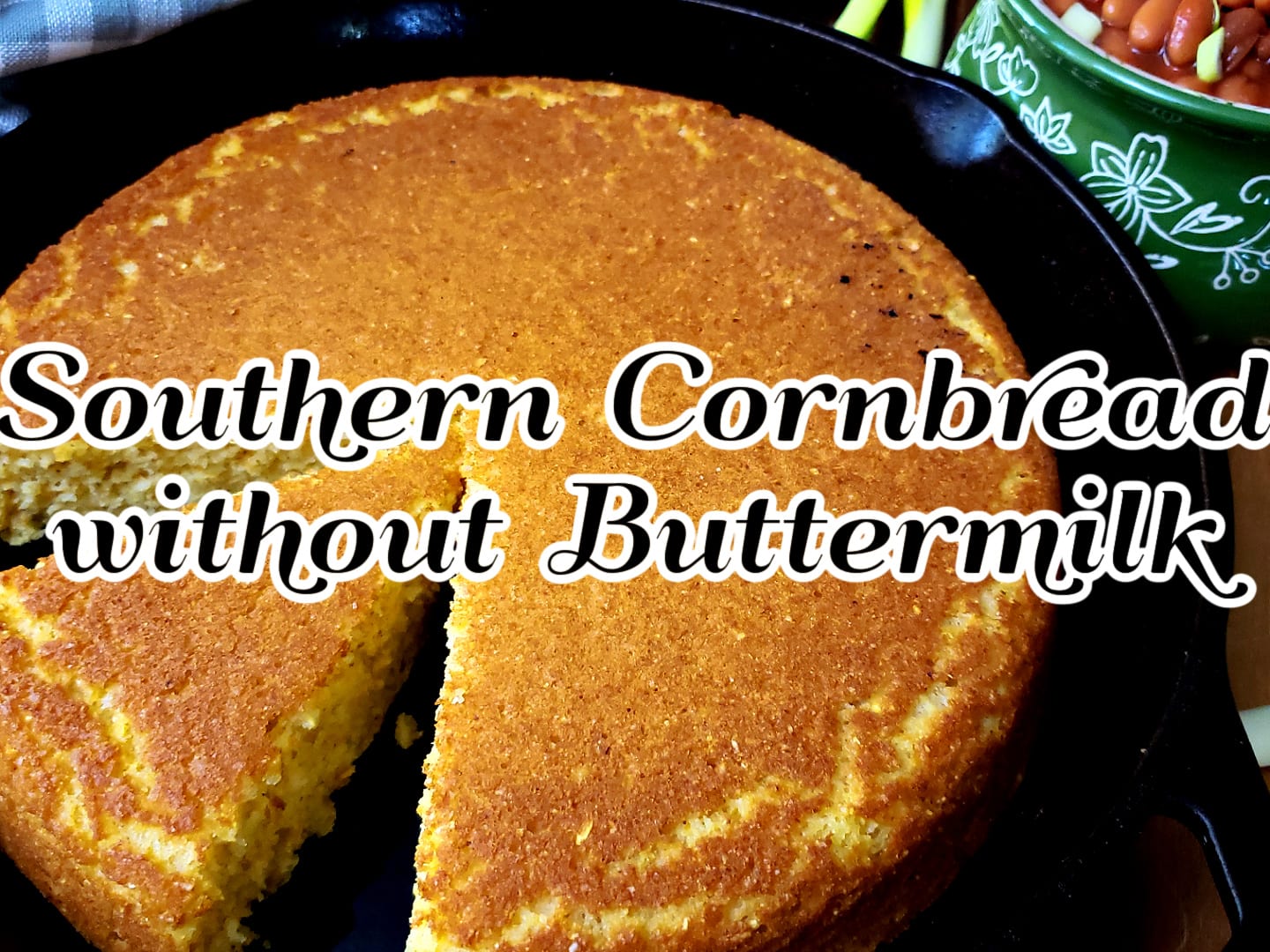 Easy Southern Cornbread with Buttermilk