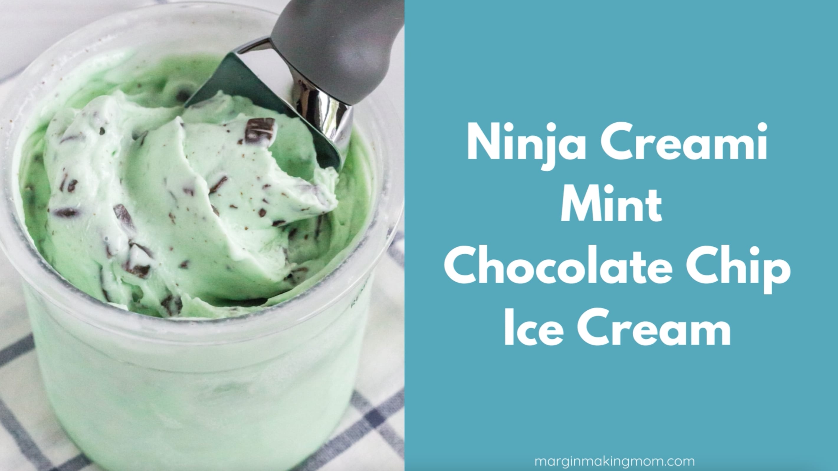 Delicious Ninja Creami Mint Chocolate Chip Ice Cream - Margin
