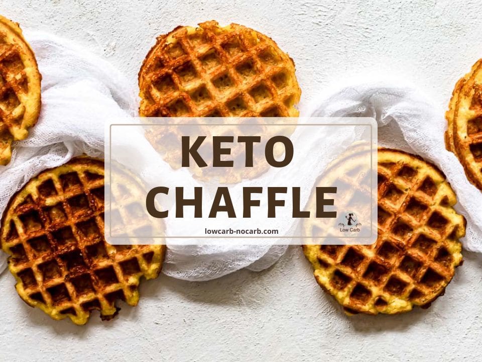 Quick and Easy Keto Chaffle Recipe - Low Carb No Carb