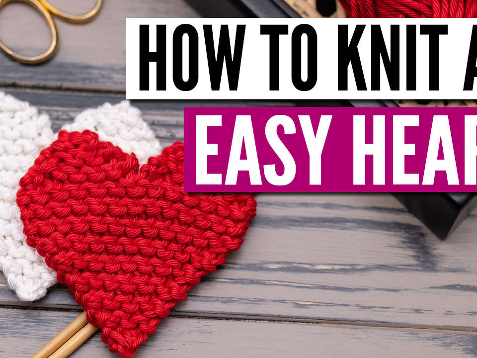 Mini Hearts on Ivory 4x2 Rib Knit Knit Basics