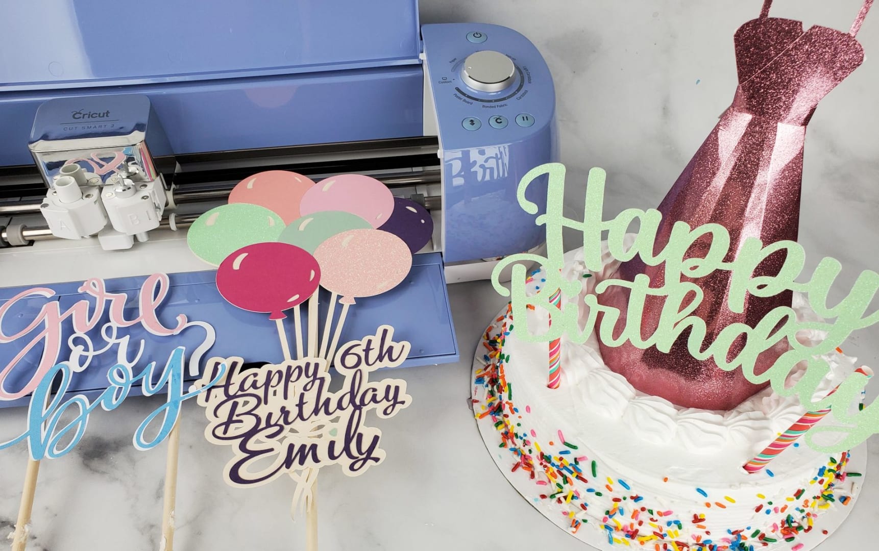 Cricut Cake Toppers: How to Make a Cake Topper with Cricut! - Leap of Faith  Crafting