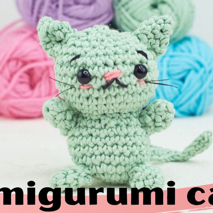 Amigurumi Crochet Pattern Sweet Kawaii Kitten Cat ENGLISH ONLY 