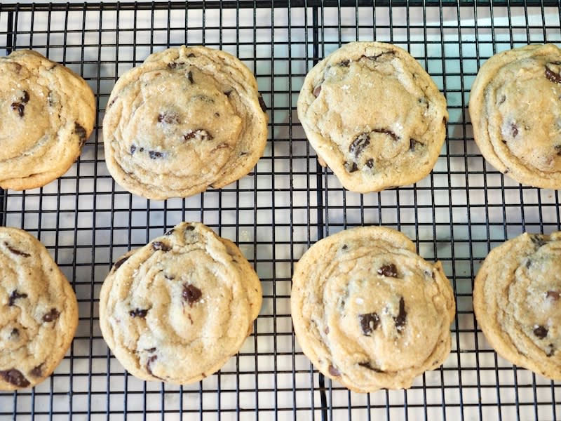 Cast Iron Chocolate Chip Cookie (Healthy, Easy) - Brae's Bites