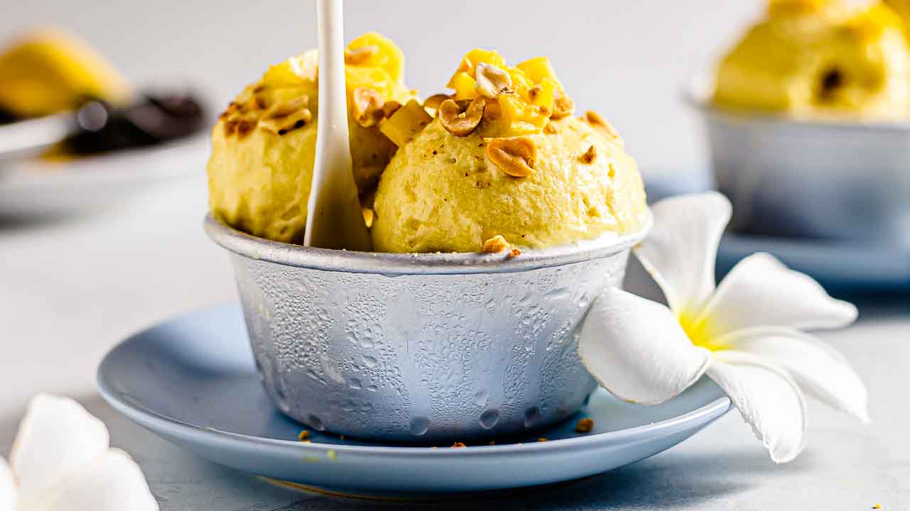 Vegan Jackfruit Ice Cream Recipe With Coconut Milk by Archana's