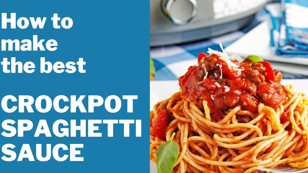 Crockpot Spaghetti Sauce - Yummy Mummy Kitchen