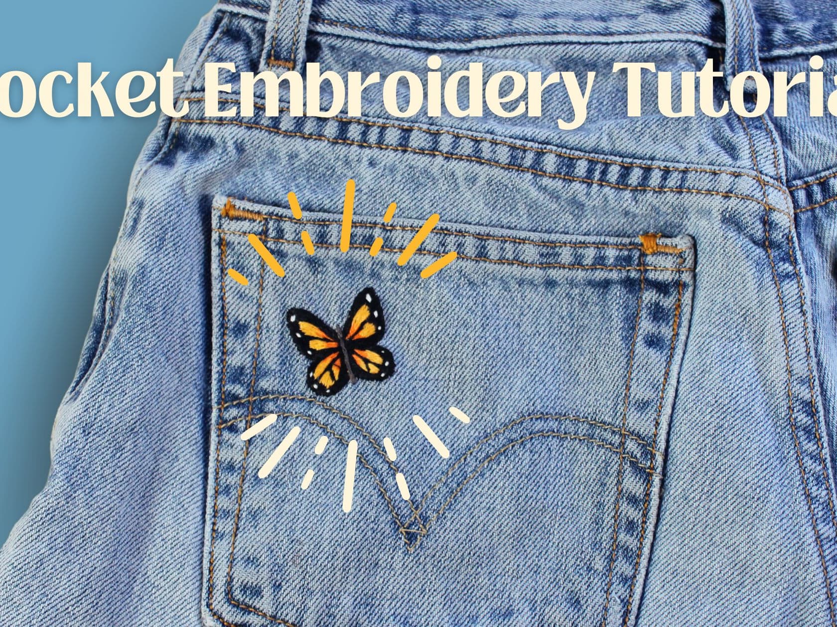 Embroidered Pocket Tutorial (With Designs!) - Crewel Ghoul