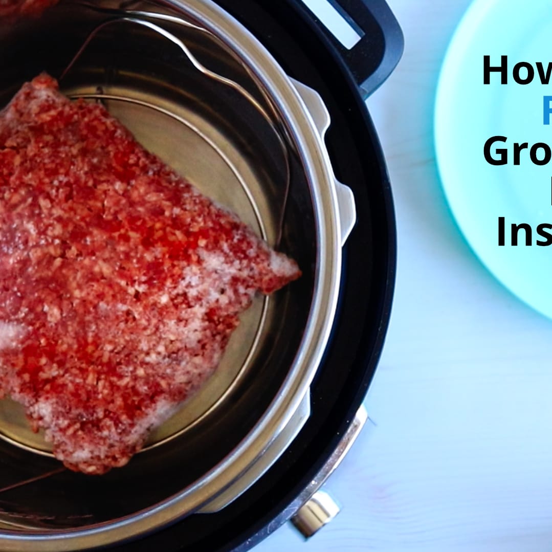 How to Easily Cook Frozen Ground Beef, Instant Pot Quick Recipe