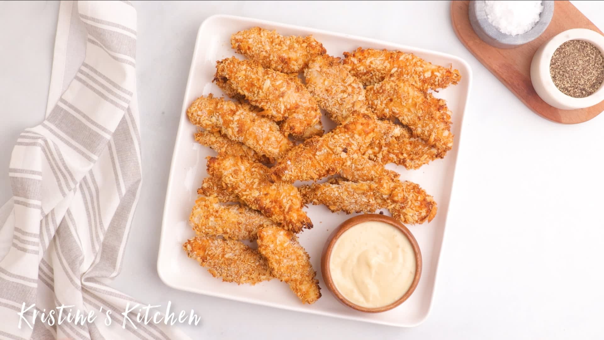 Crispy Air Fryer Chicken Tenders - Easy Recipe! - Kristine's Kitchen