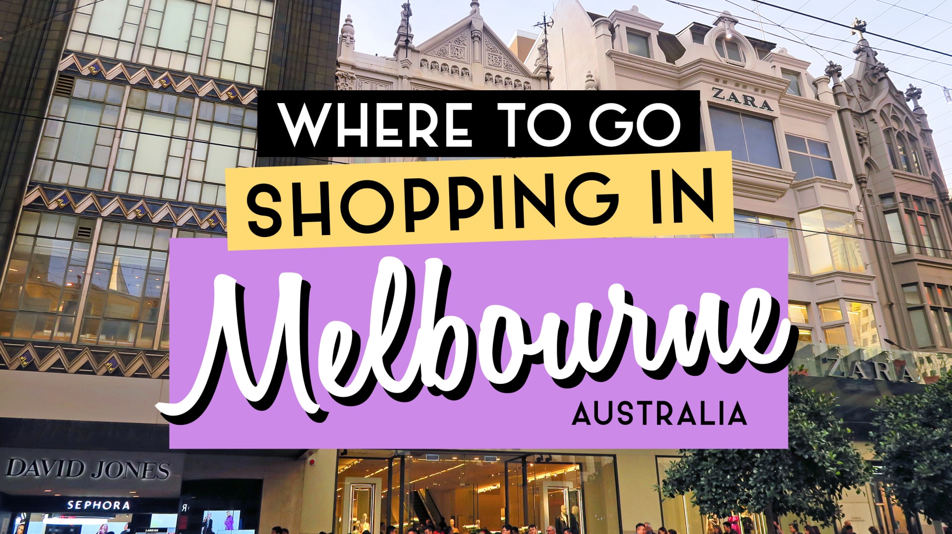 Bourke Street Mall, Destinations, Melbourne, Victoria, Australia
