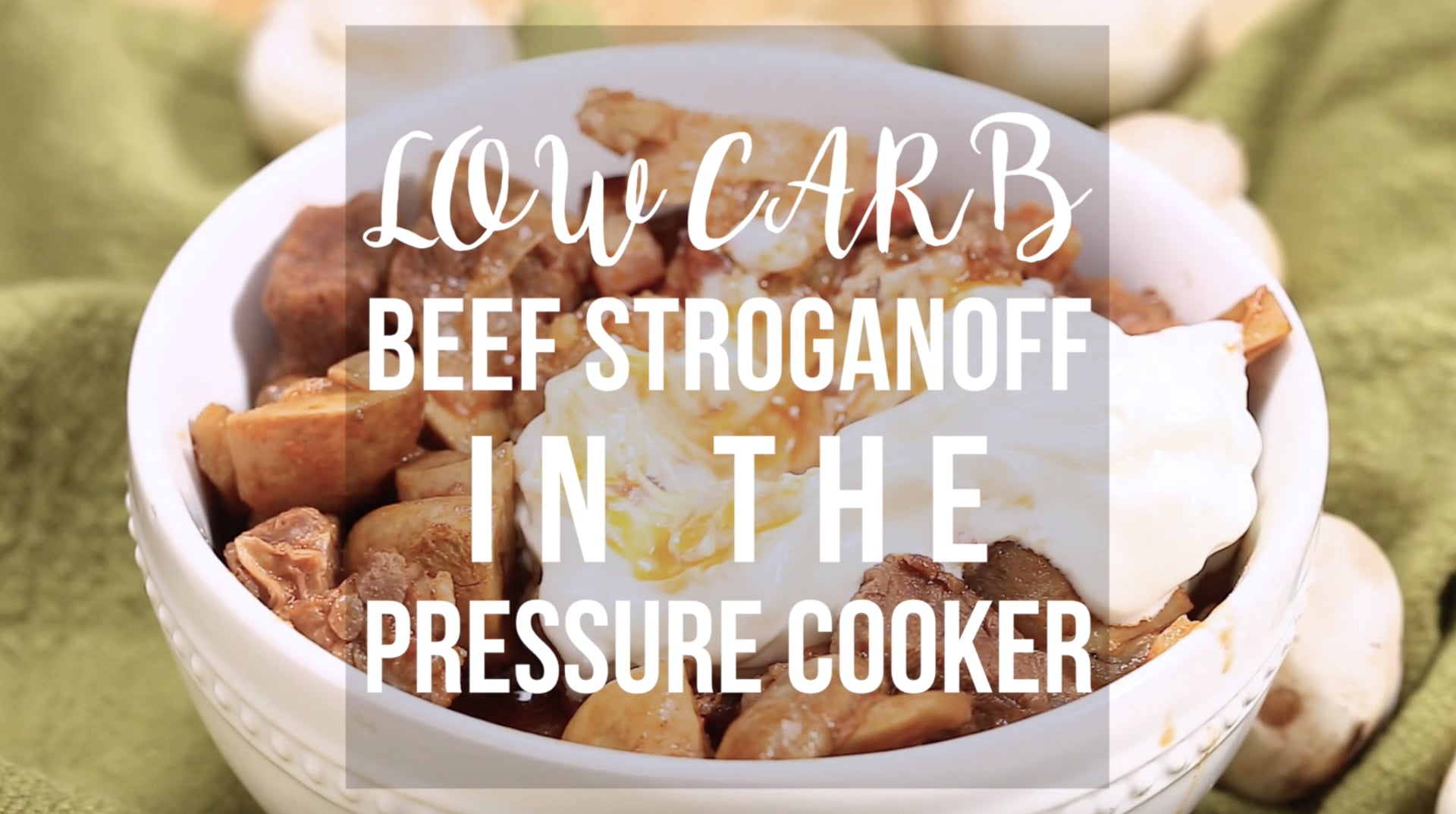 Keto Beef Stroganoff In The Instant Pot