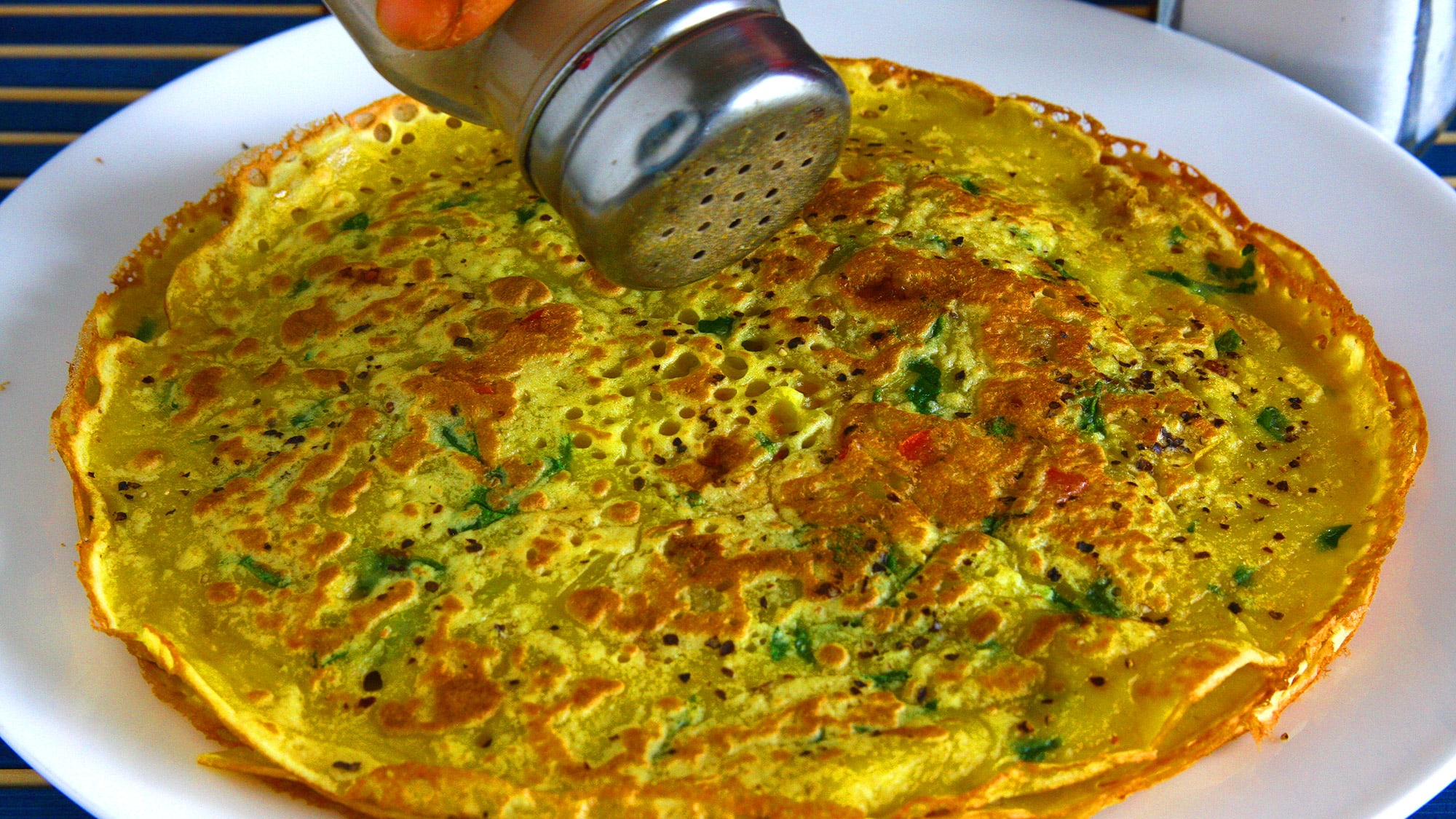 Eggless omelette tv show