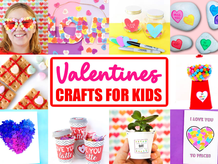 Valentines Crafts For Kids - Made with HAPPY