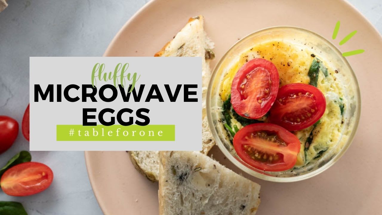 2 Minute Recipe • How to Microwave Eggs • Loaves and Dishes