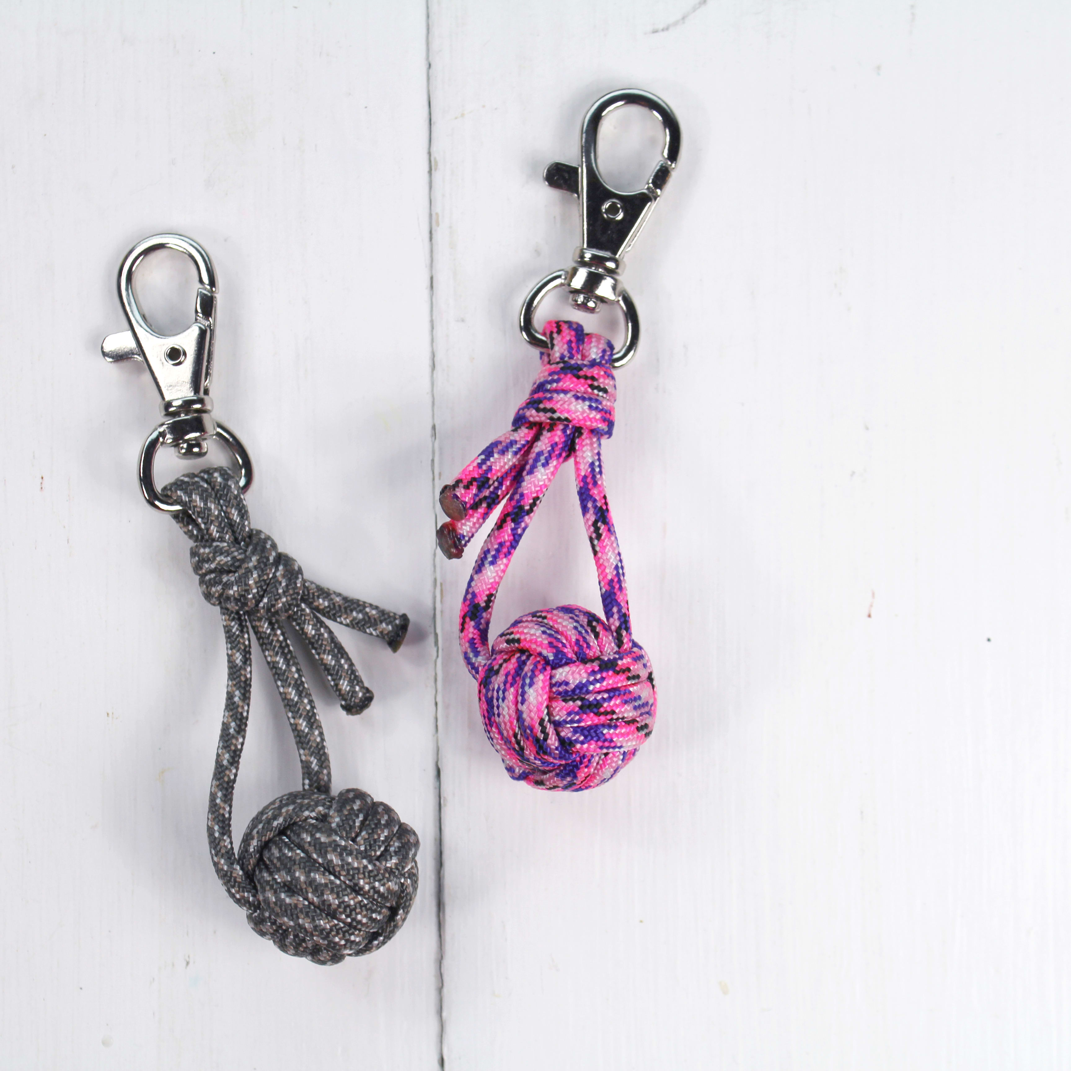 DIY Colorful Keychain Easy Step by Step Instructions - Crafting on