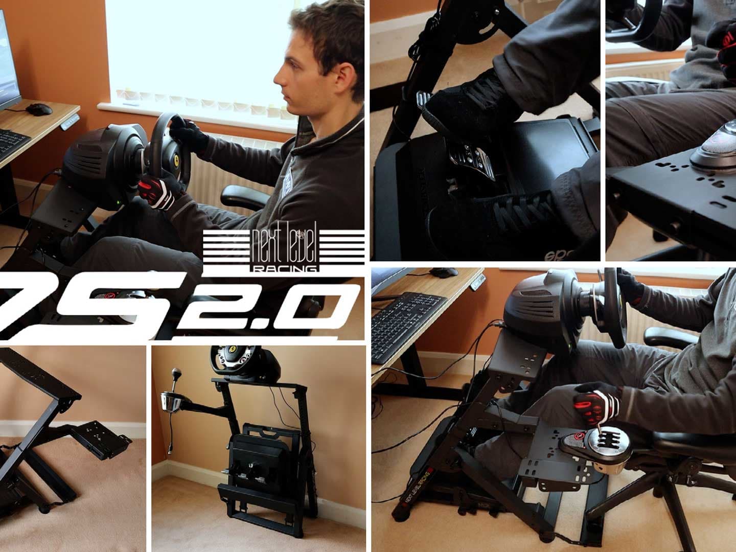 Next Level Racing's GTLite Pro is an upgraded foldable sim racing cockpit
