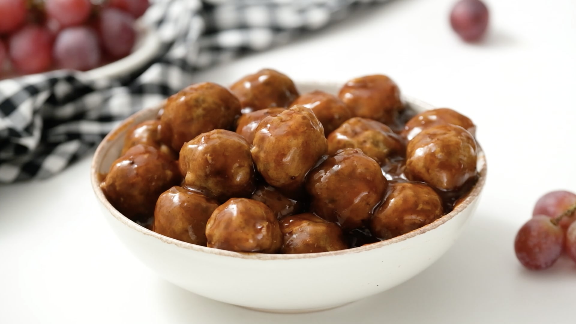 Meatballs with Grape Jelly (3-Ingredients) - Princess Pinky Girl