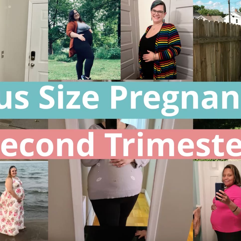 Second Trimester Plus Size Pregnancy Week By Week Breakdown