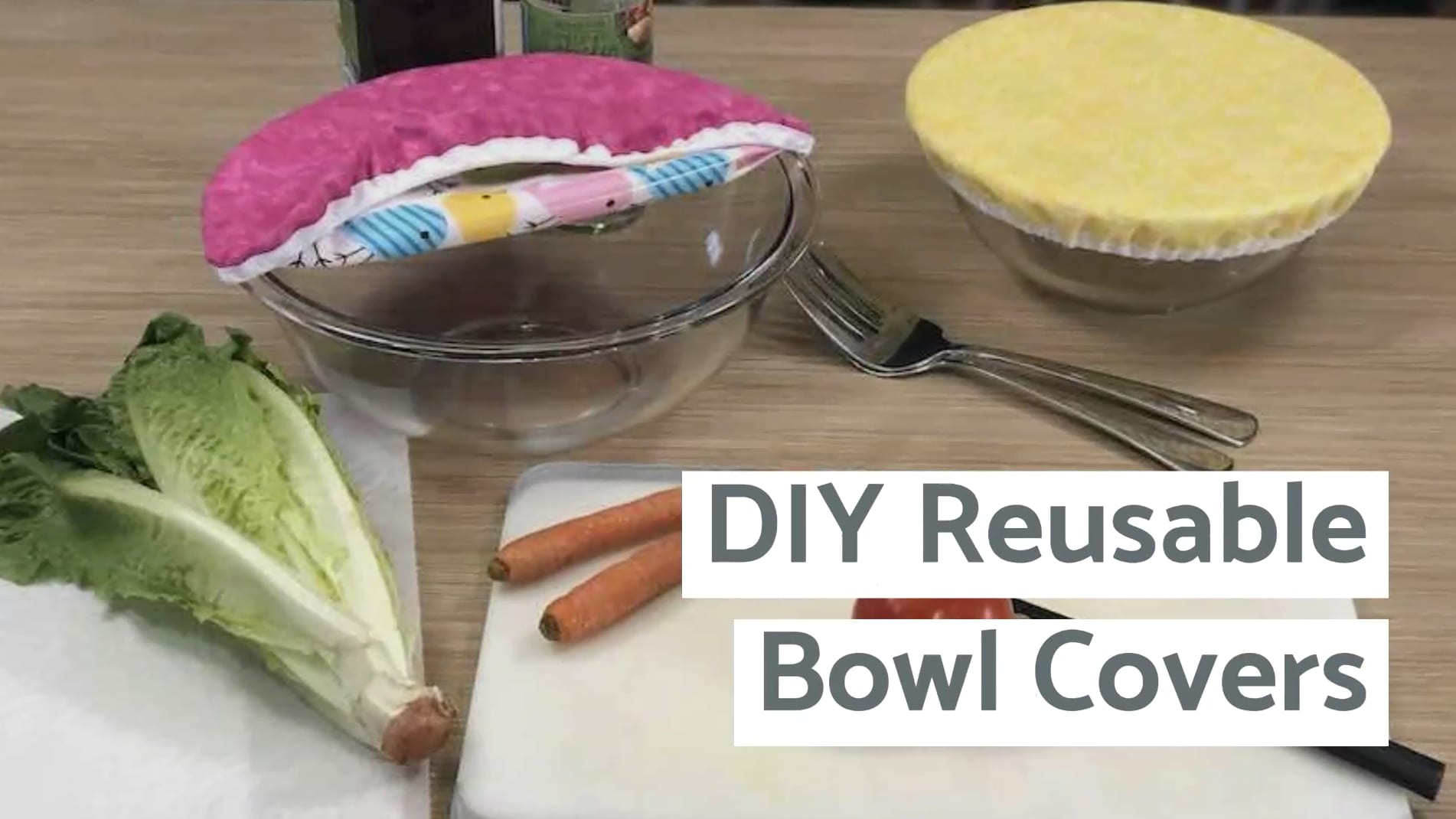 Make Elastic Bowl Covers to Save Food – Beginner Sewing Projects