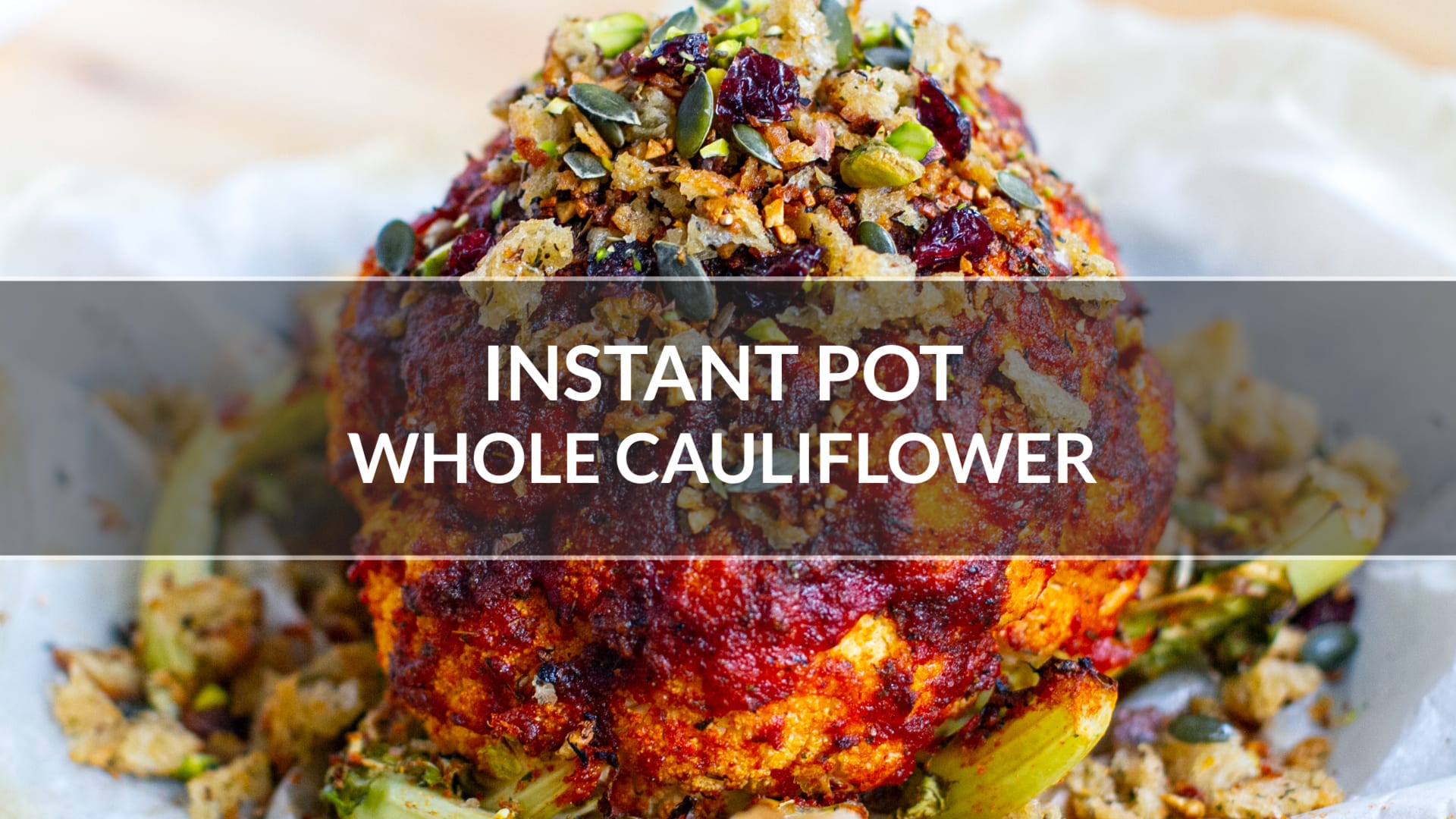 Whole cauliflower best sale in instant pot