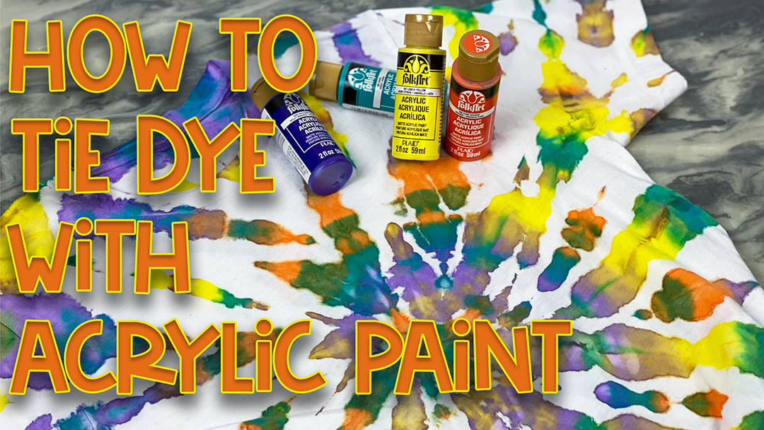 Acrylic paint store tie dye