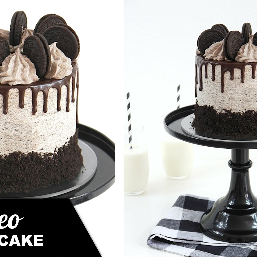 Oreo Cookies & Cream Cake Recipe - Sugar & Sparrow