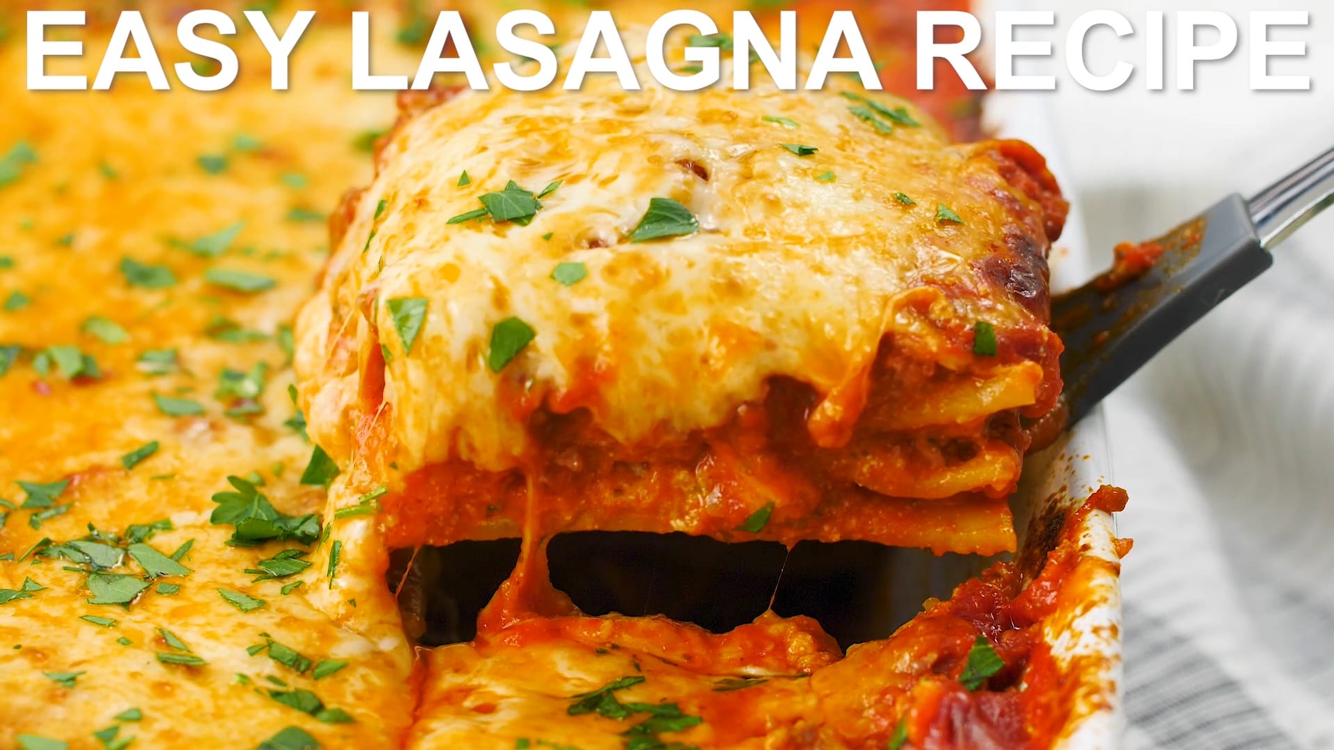 Easy Lasagna Recipe - The Cozy Cook
