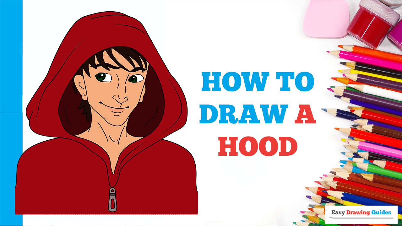 How to Draw a Hood in a Few Easy Steps Drawing Tutorial for Kids and Beginners