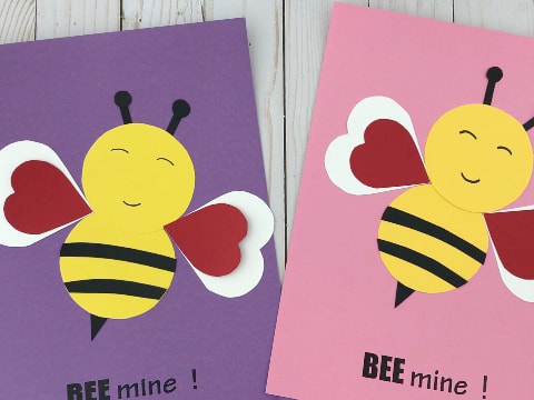 Bee Mine Valentine Craft for Kids - From ABCs to ACTs
