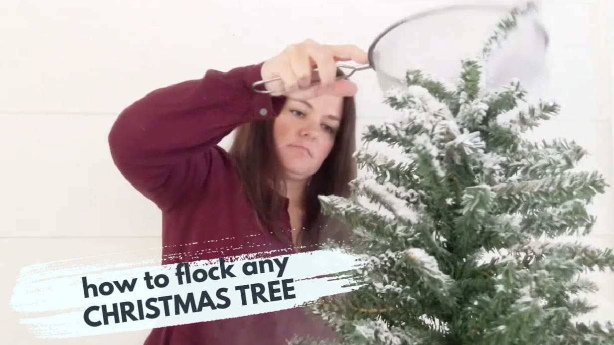 What Is A Flocked Christmas Tree?