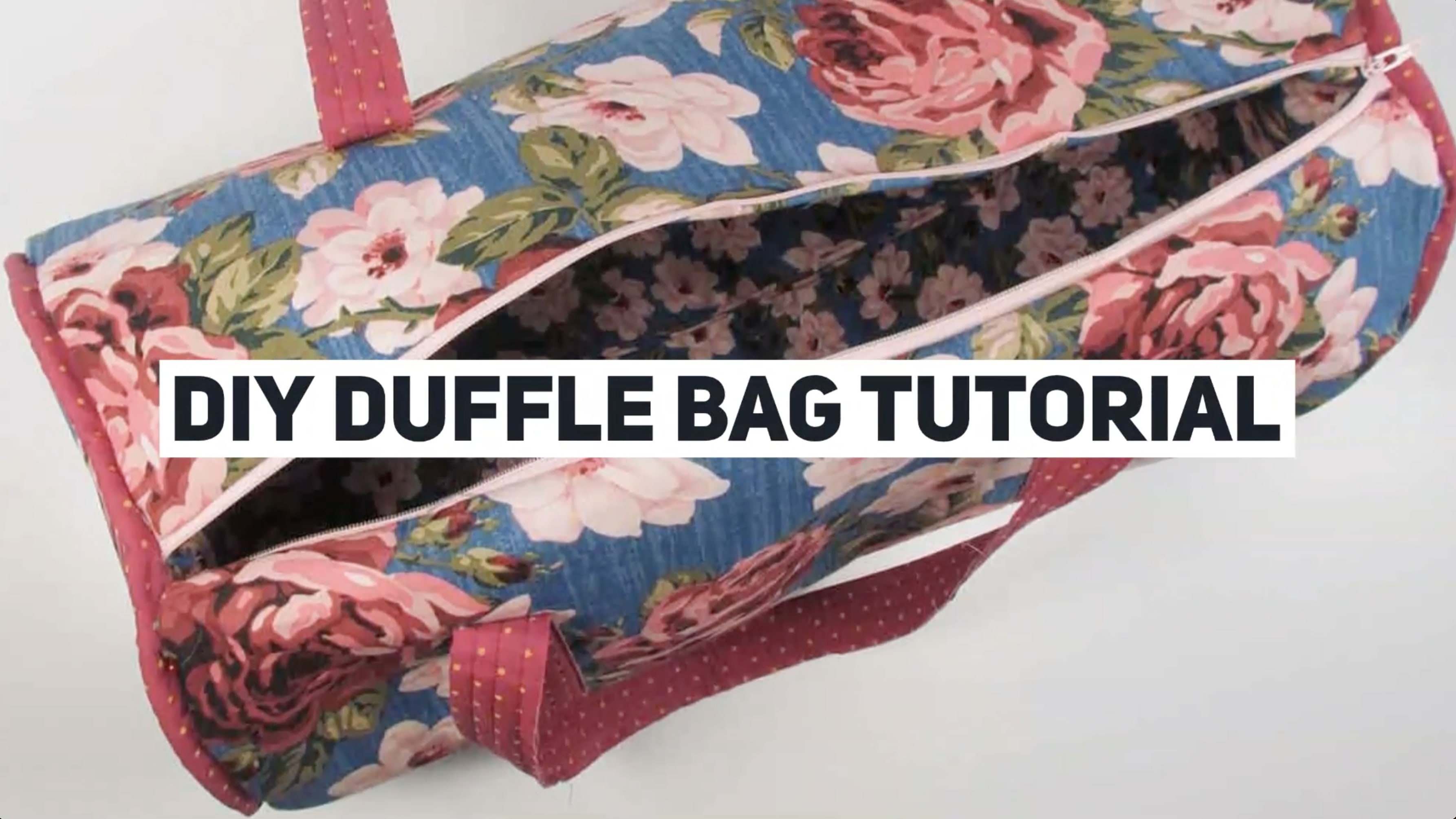 Diy duffle sale bag no sew