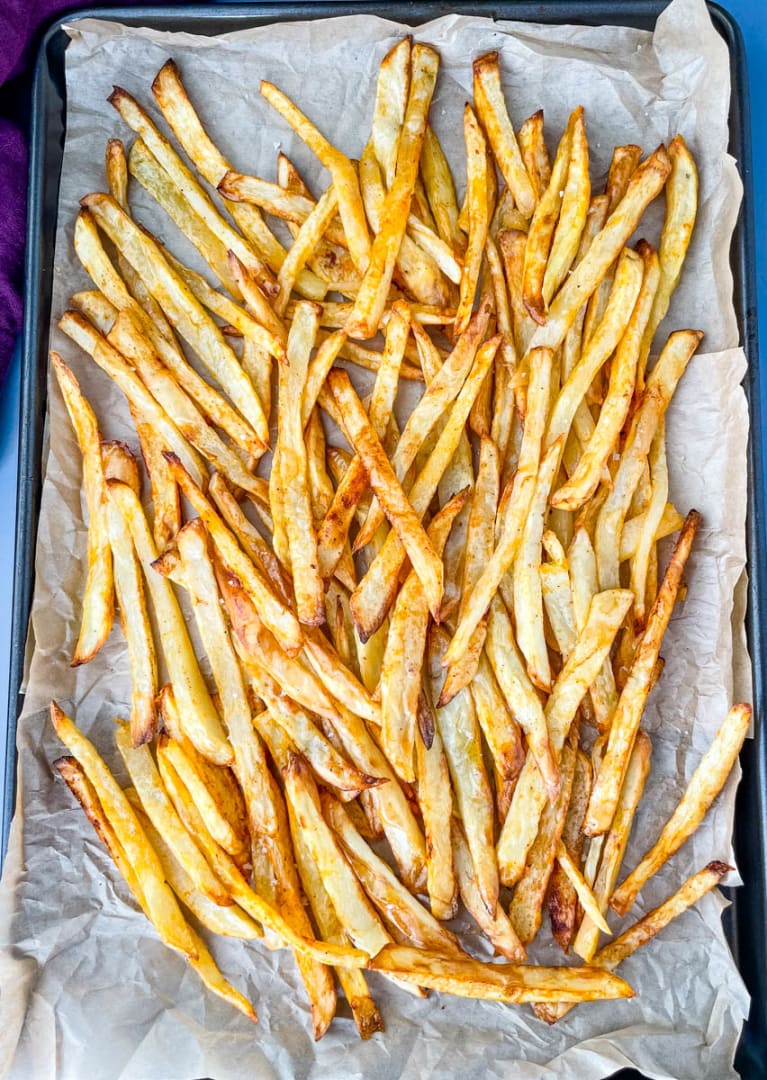 Crispy Air Fryer French Fries (Only 4 Ingredients!) - Spend With Pennies