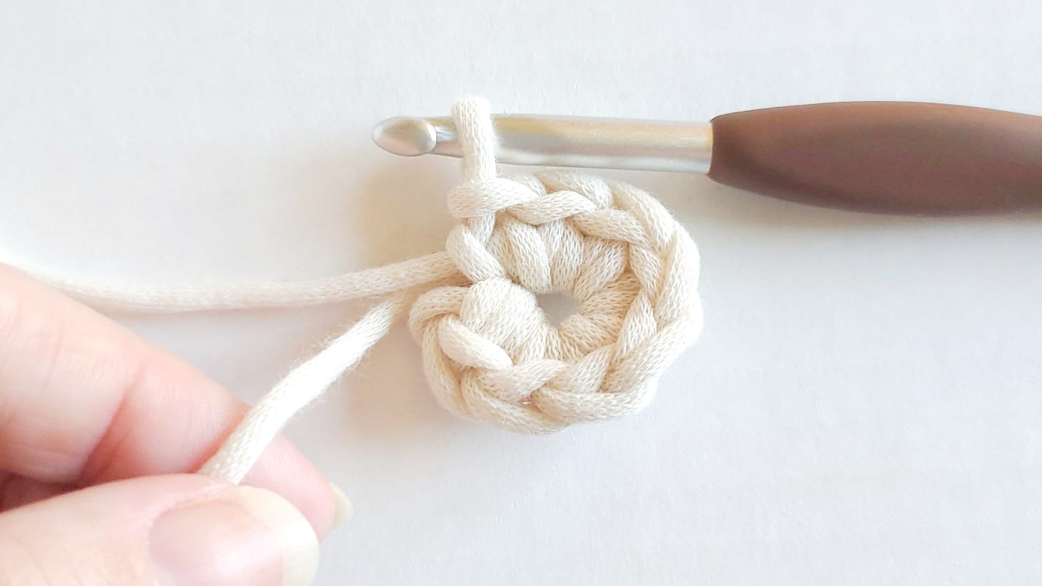  8 Pieces Crochet Ring Crochet Loop Ring Crochet Ring