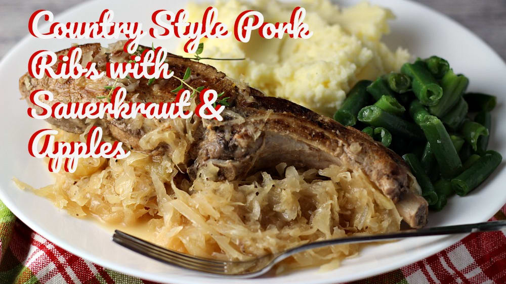 Country Style Ribs with Sauerkraut
