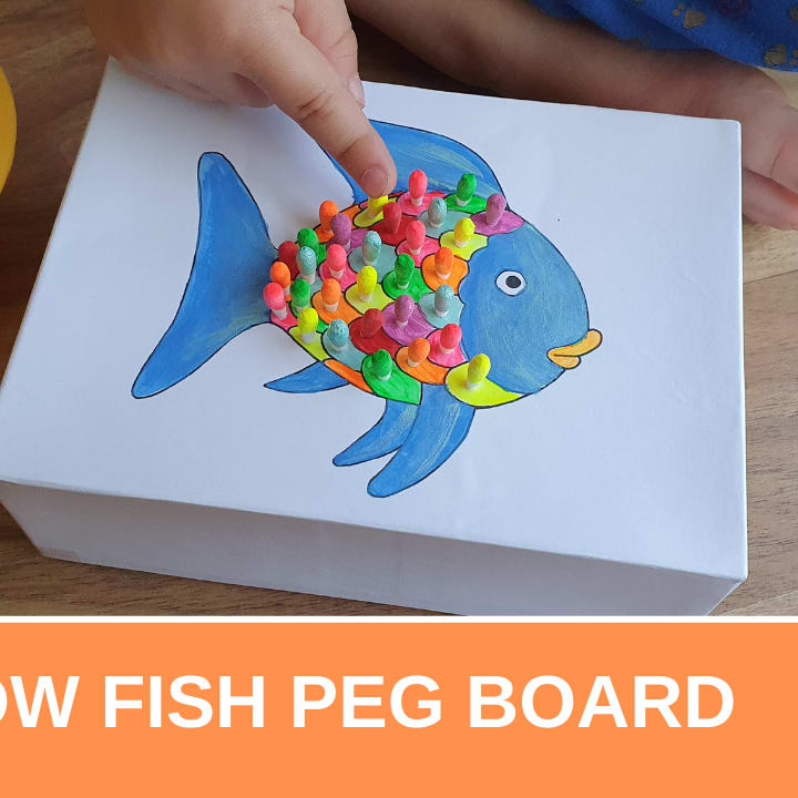 Colorful Rainbow Fish Fine Motor Activity for Summer - Taming Little  Monsters