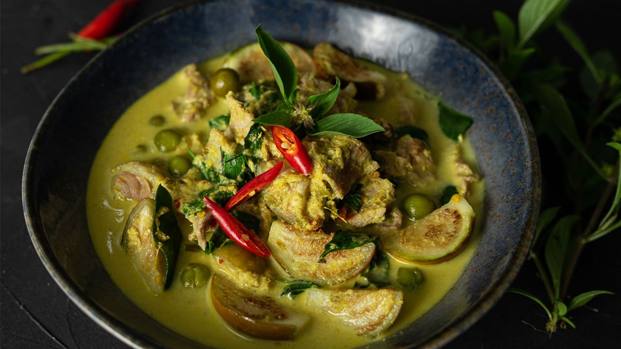 Slow cooker thai green curry beef online