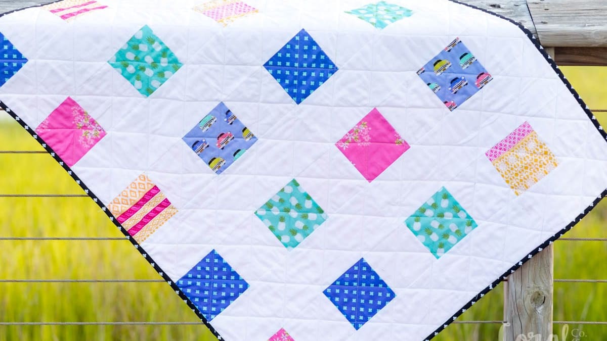 Simple Squares Baby Quilt