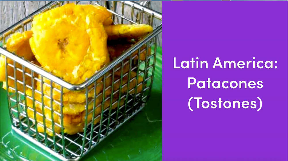 am what I eat  Tostones de pana - Breadfruit tostones - am what I eat