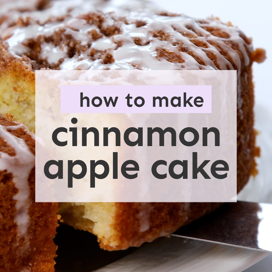 Apple and custard cake recipe