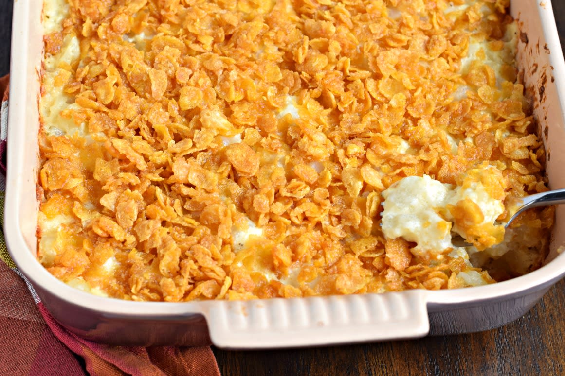 Recipe For Cheesy Potatoes Made With Hash Browns | Deporecipe.co