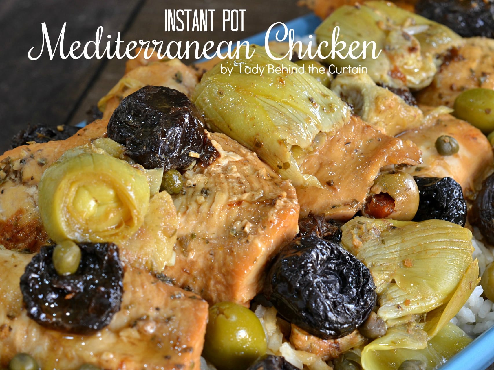 Chicken marbella instant pot top