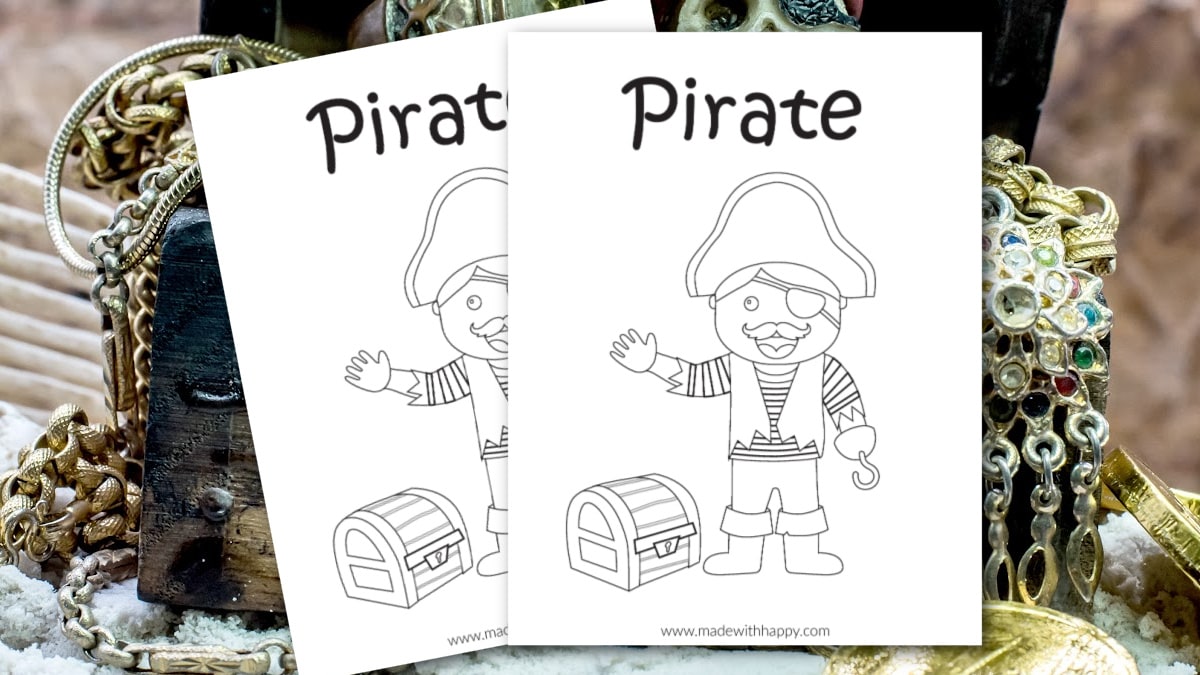 Printable Pirate Treasure Map Pirate Craft For Kids [Download]
