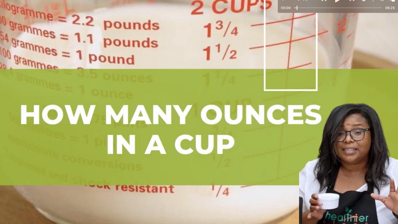 How Many Ounces In A Cup - Healthier Steps