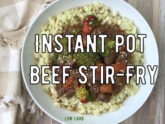 Slow Cooker/Instant Pot Beef Stir-Fry + VIDEO - Fit Slow Cooker Queen