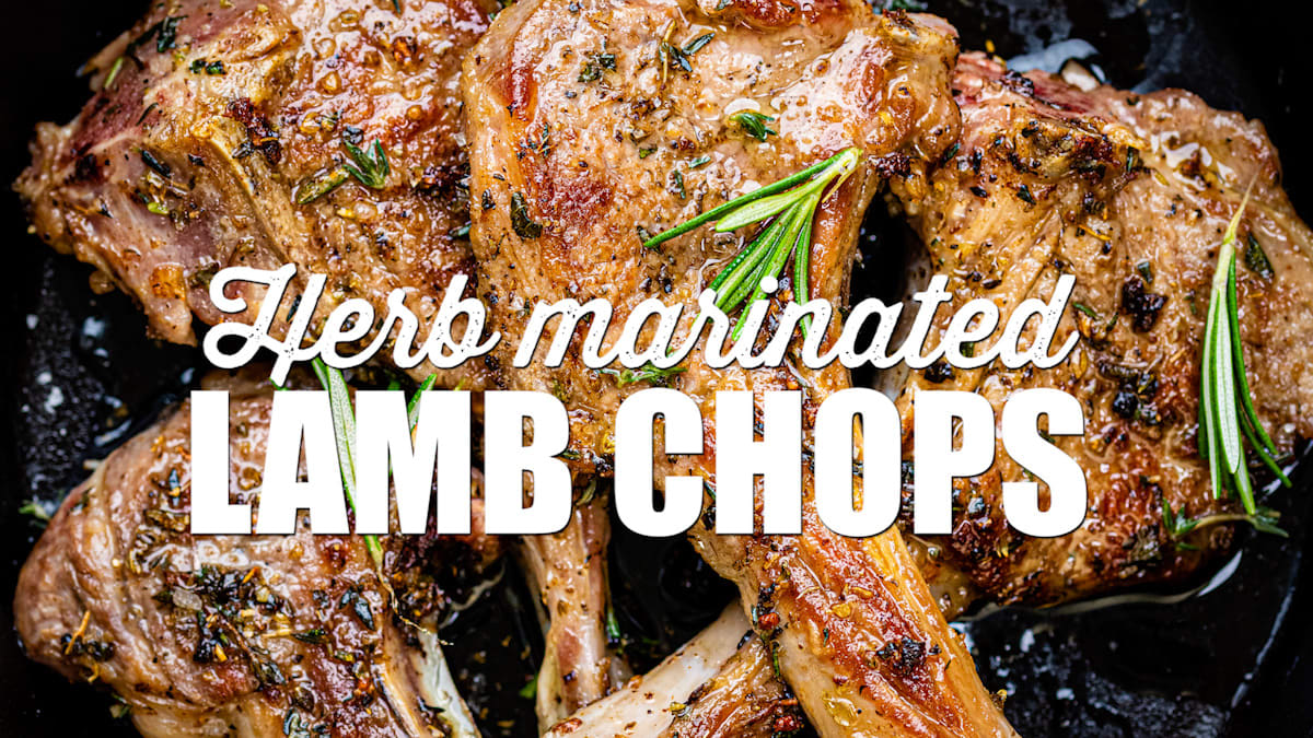 Marinated Lamb Chops with Garlic and Herbs Recipe - Rachel Cooks®