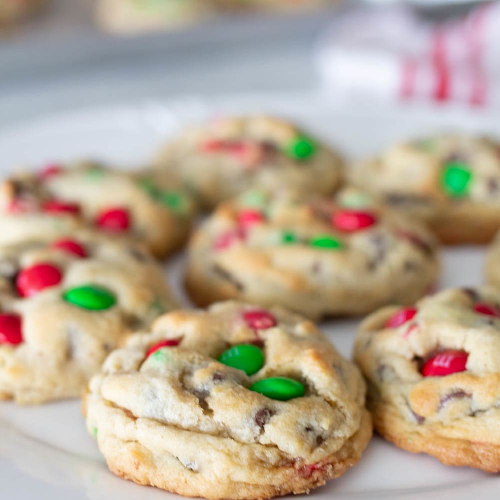 Chocolate Chip M&Ms™ Christmas Cookies Recipe 